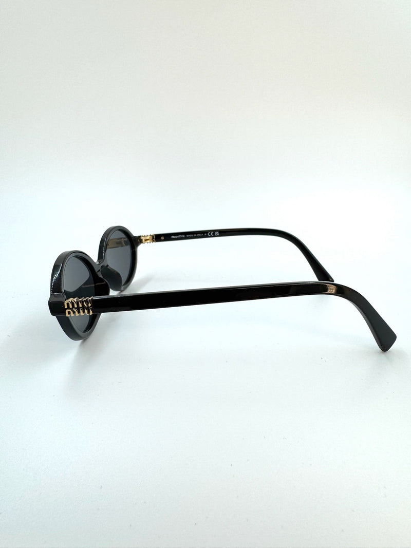 Miu Miu - Solbriller - Round - Sort - Secondhand