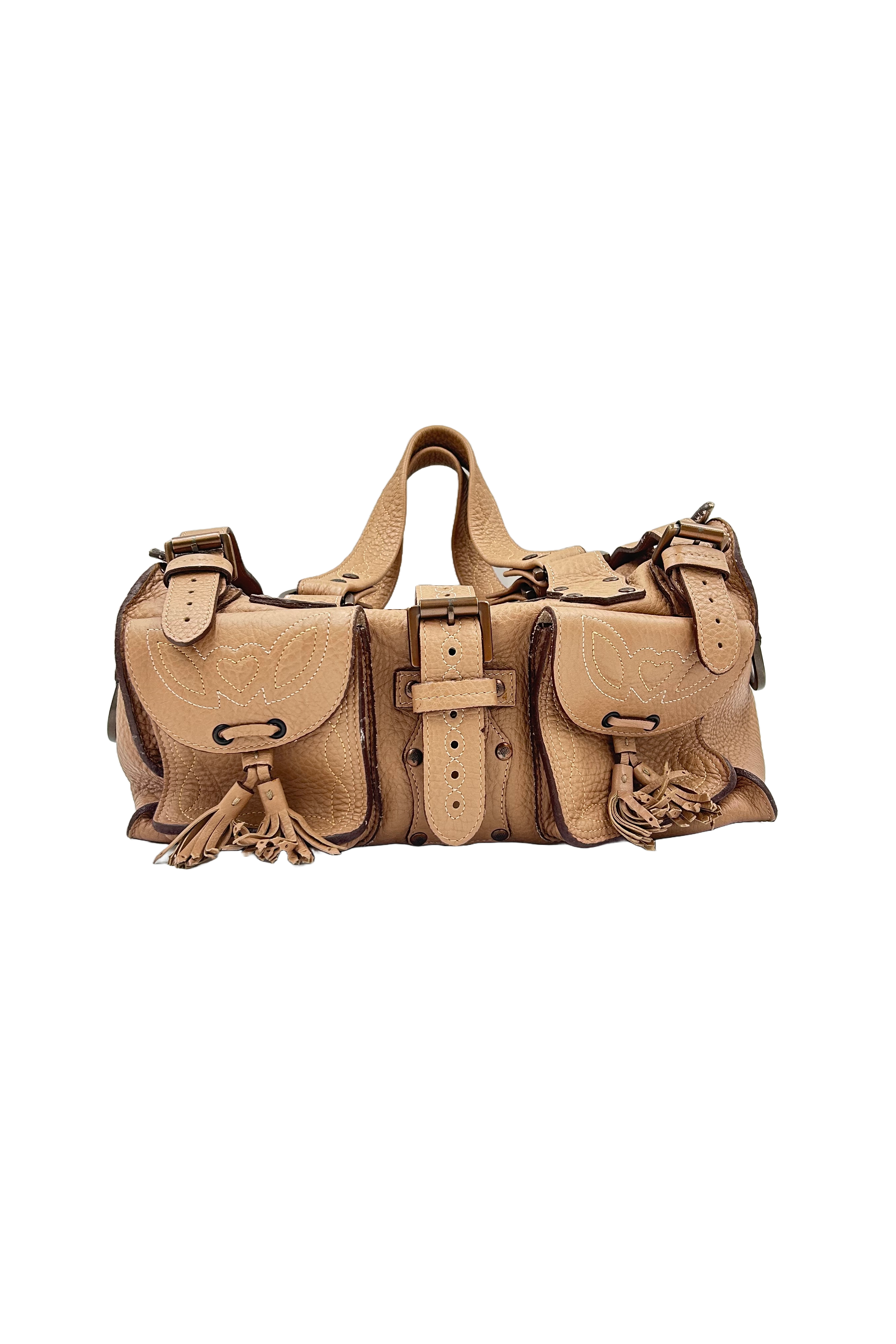 Mulberry - Roxanne lædertaske - Khaki  - Secondhand