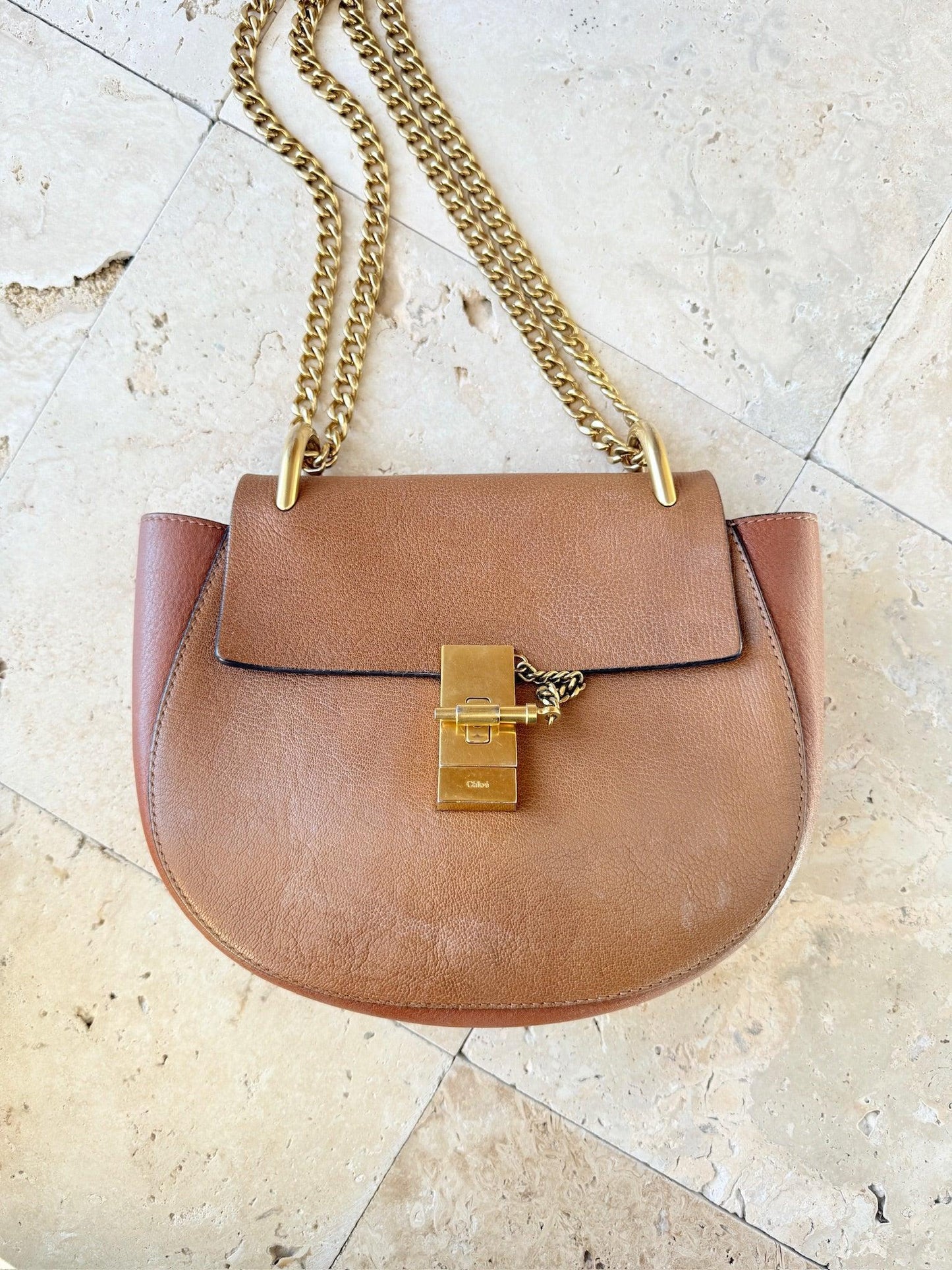 Chloé - Drew Crossbody - Cognac - Secondhand