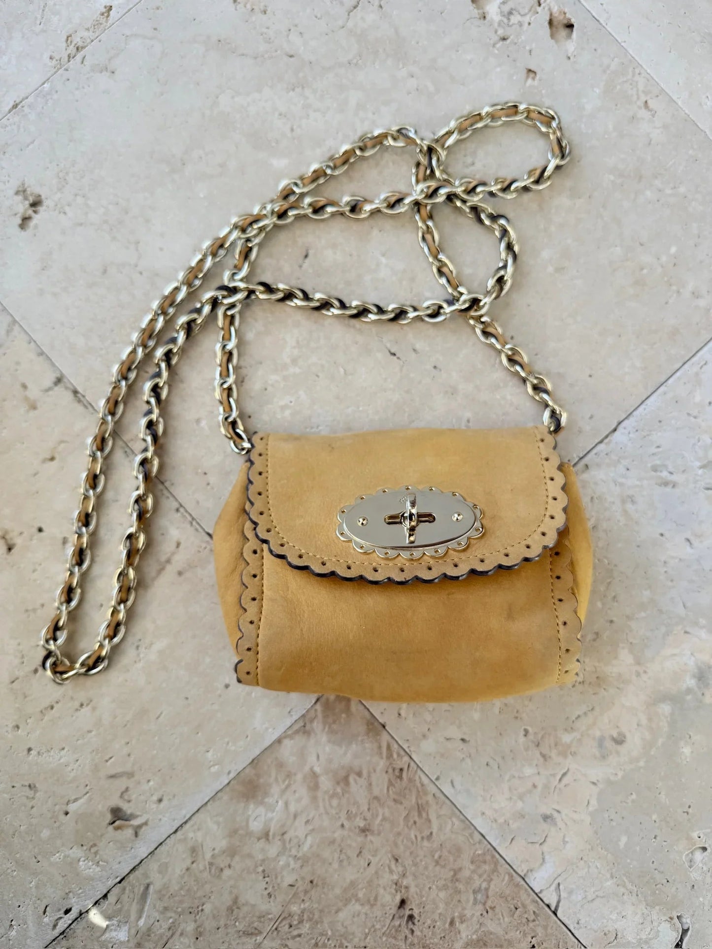 Mulberry - Mini Lily bag - Gul - Preloved
