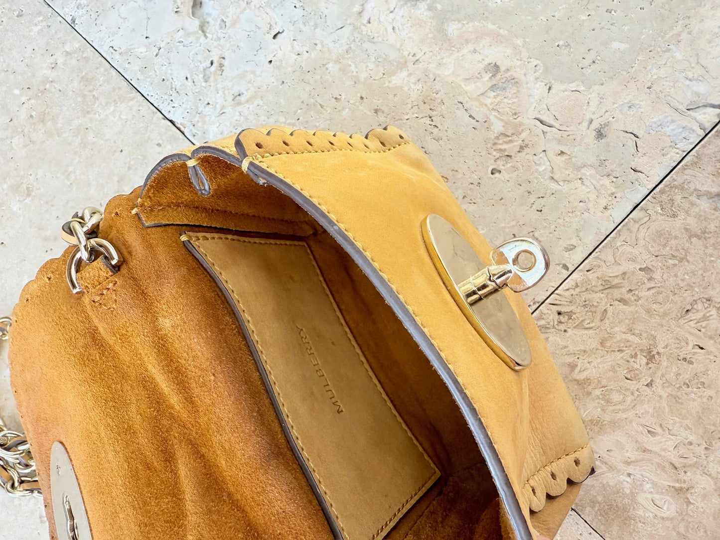 Mulberry - Mini Lily bag - Gul - Preloved