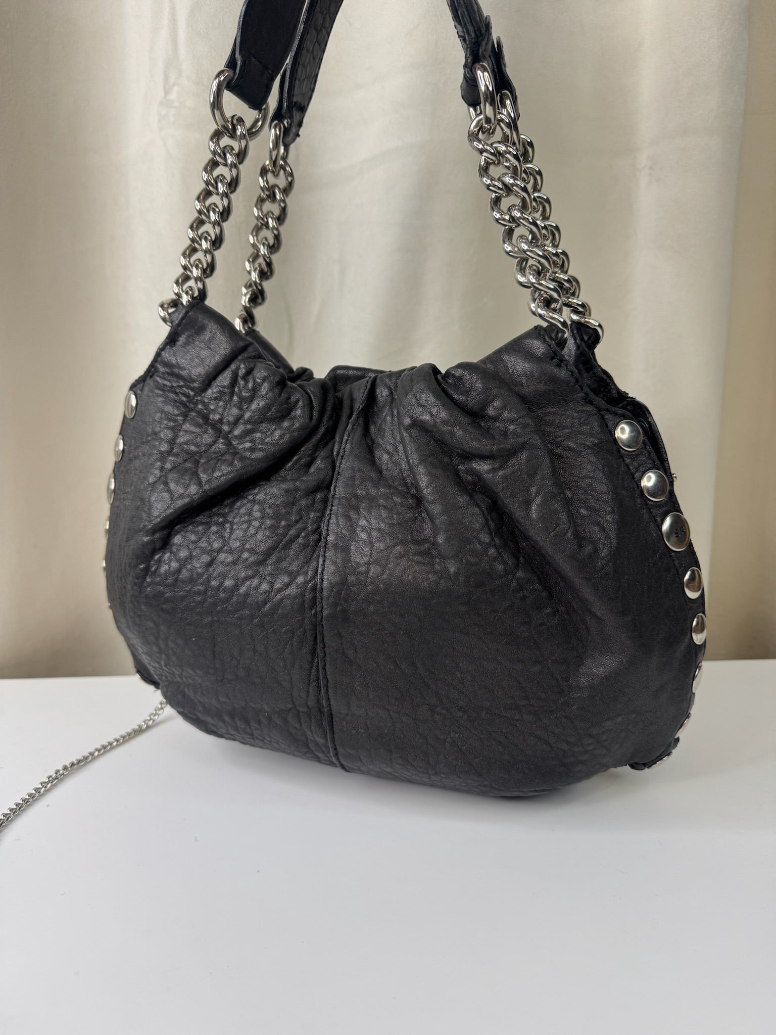 Sonia Rykiel  - Black leather - Skuldertaske - Secondhand