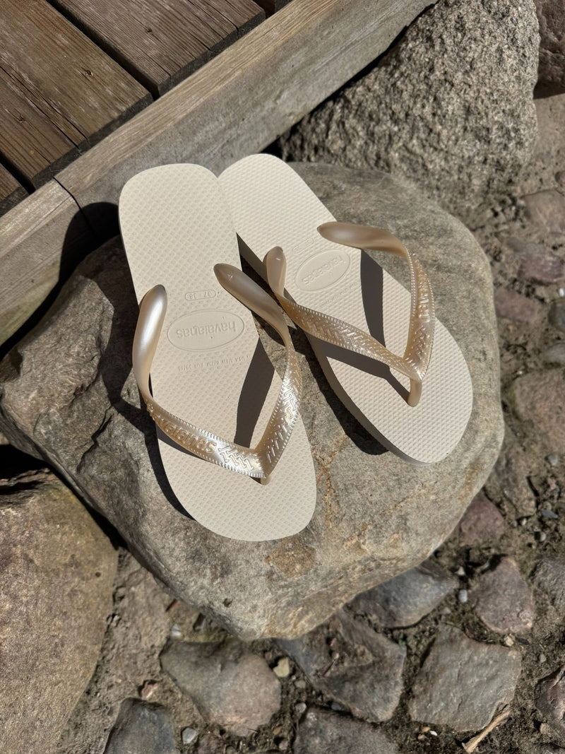Havaianas - Klipklapper - Beige Straw/Beige  - Top Senses FC sss