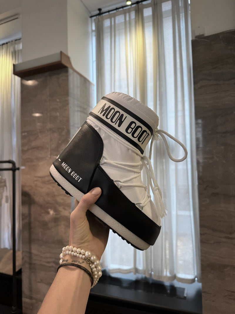 Moon Boot - Vinterstøvle - White - Icon Low Nylon sss