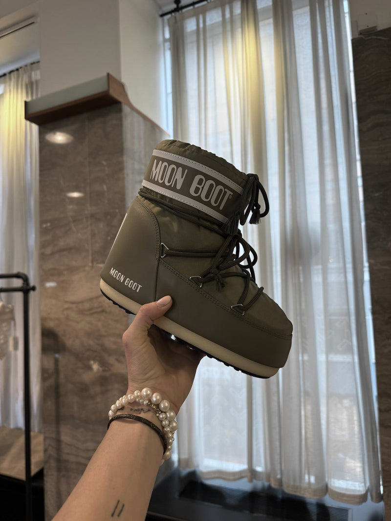 Moon Boot - Vinterstøvle - Khaki - Icon Low Nylon sss