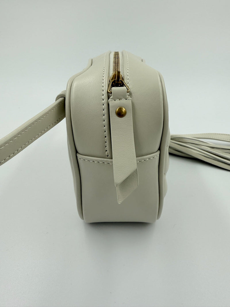 Yves Saint Laurent - Lou crossbody bag - White - Secondhand