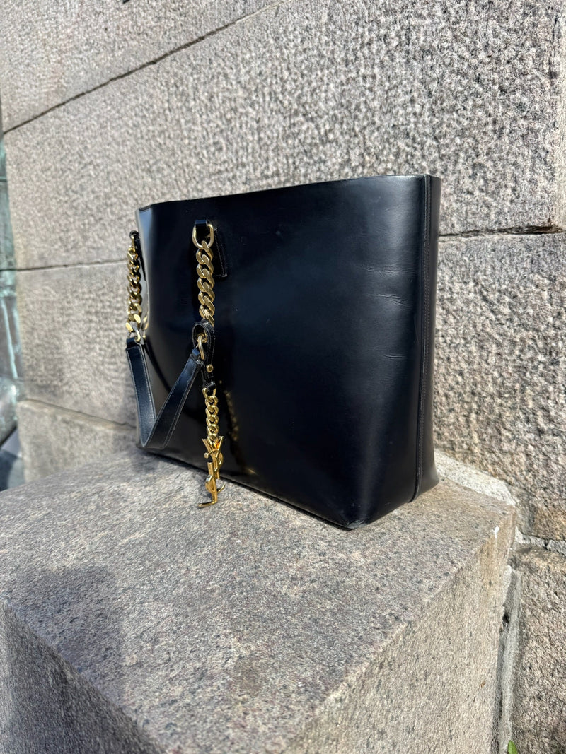 Yves Saint Laurent - YSL Shopping Tote - Sort - Secondhand