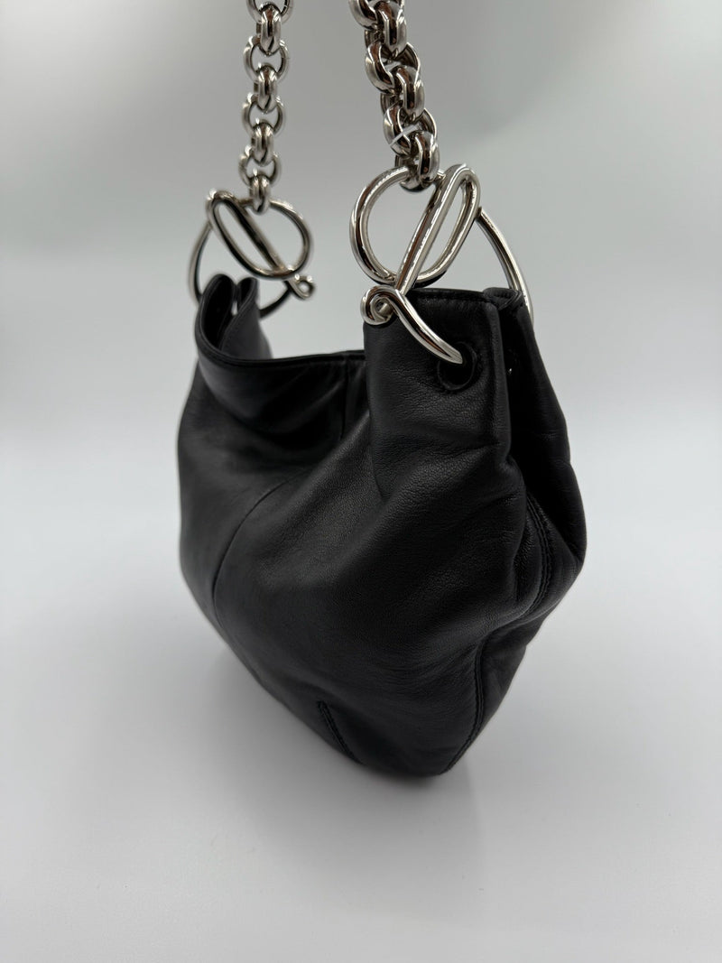 Loewe - Taske - Black - Hobo - Secondhand
