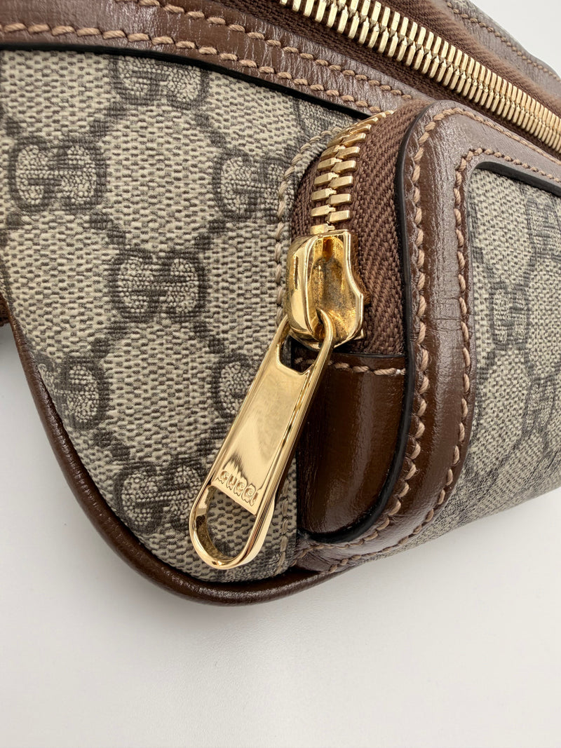 Gucci Vintage GG Supreme Belt Bag – beige/ebony – secondhand