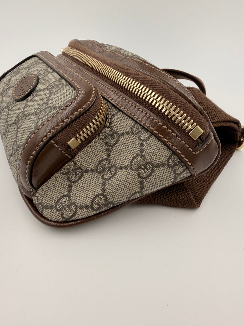 Gucci Vintage GG Supreme Belt Bag – beige/ebony – secondhand