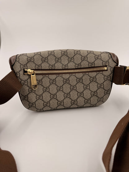 Gucci Vintage GG Supreme Belt Bag – beige/ebony – secondhand