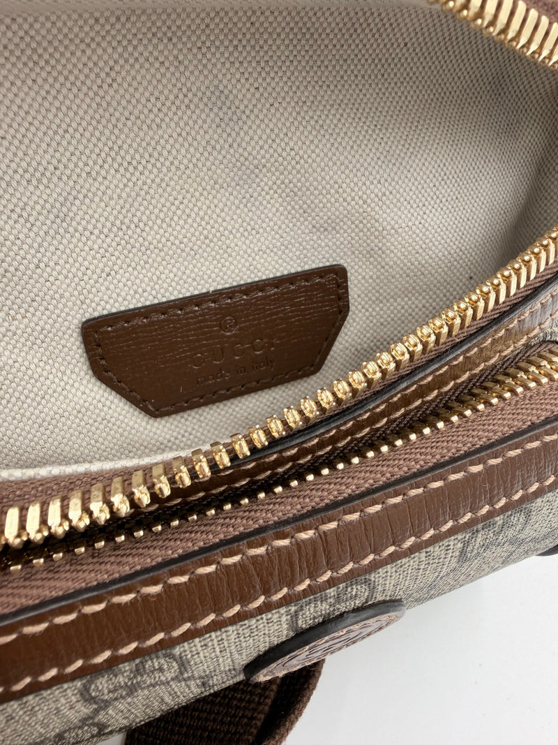 Gucci Vintage GG Supreme Belt Bag – beige/ebony – secondhand