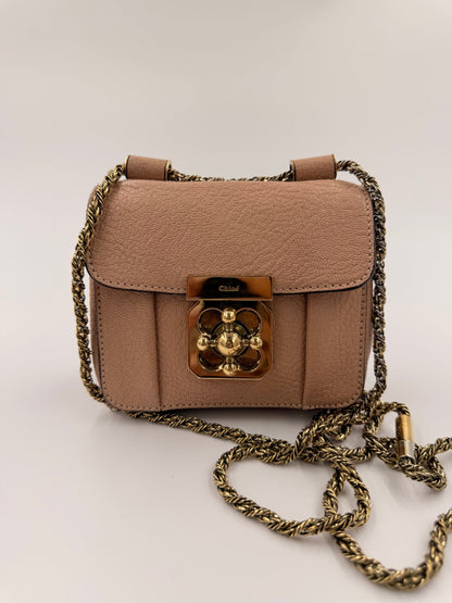 Chloé Elsie – crossbody – pudderfarvet læder taske – secondhand