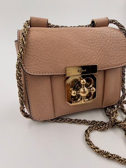 Chloé Elsie – crossbody – pudderfarvet læder taske – secondhand