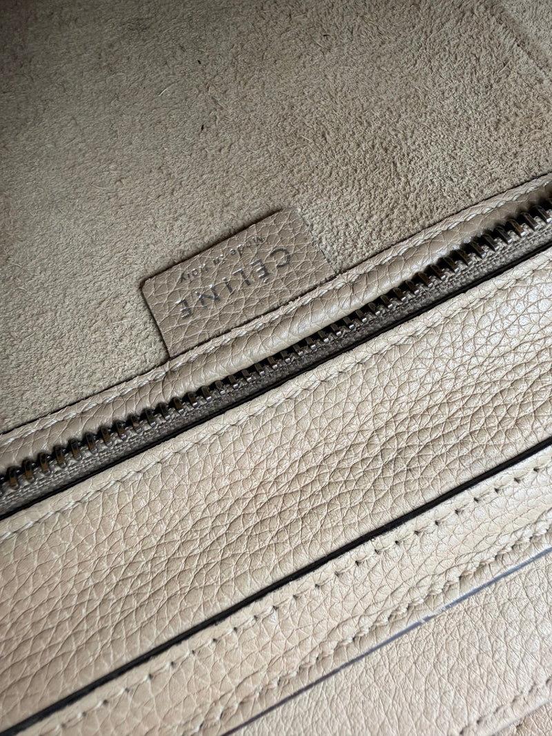 Céline Nano Luggage – håndtaske – taupe læder taske – secondhand
