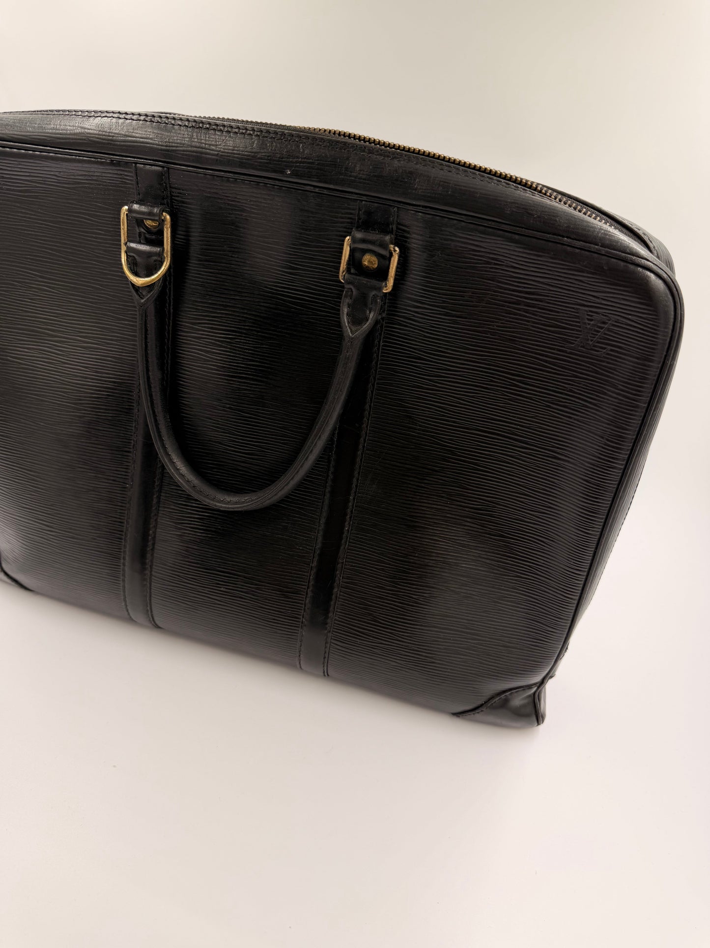 Louis Vuitton Riviera Epi – sort læder business bag – secondhand