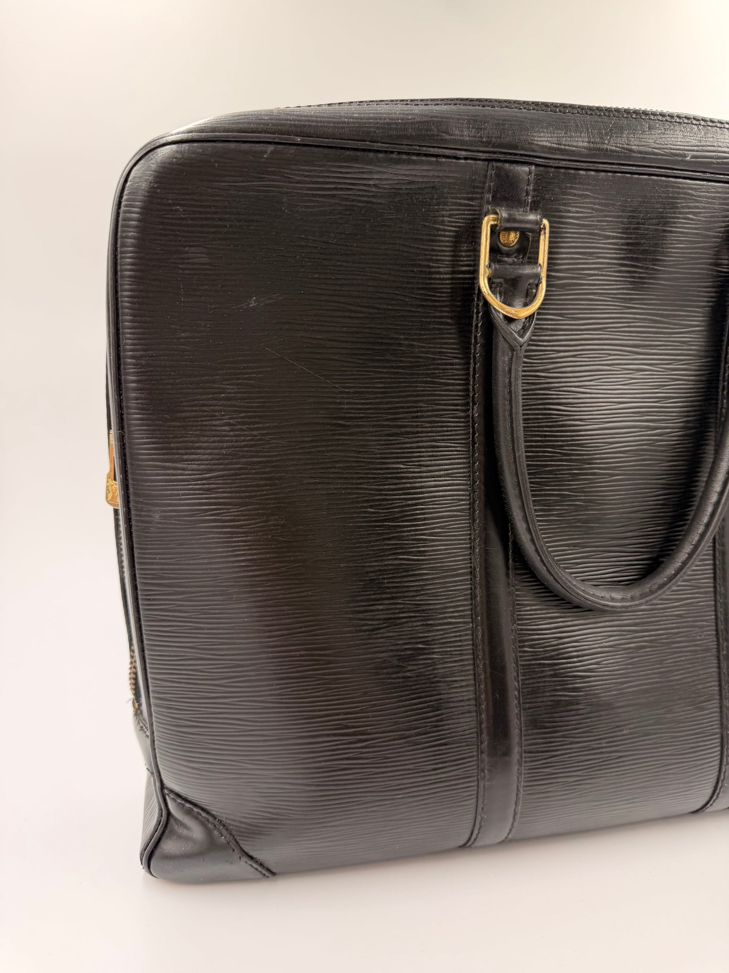 Louis Vuitton Riviera Epi – sort læder business bag – secondhand