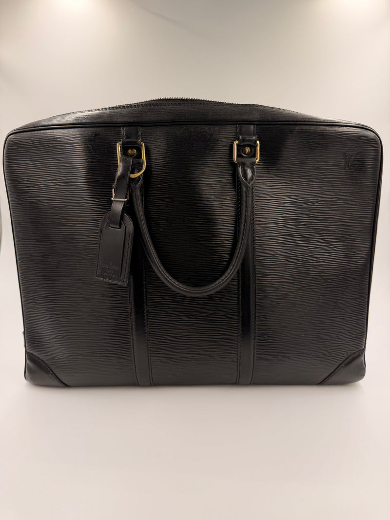 Louis Vuitton Riviera Epi – sort læder business bag – secondhand