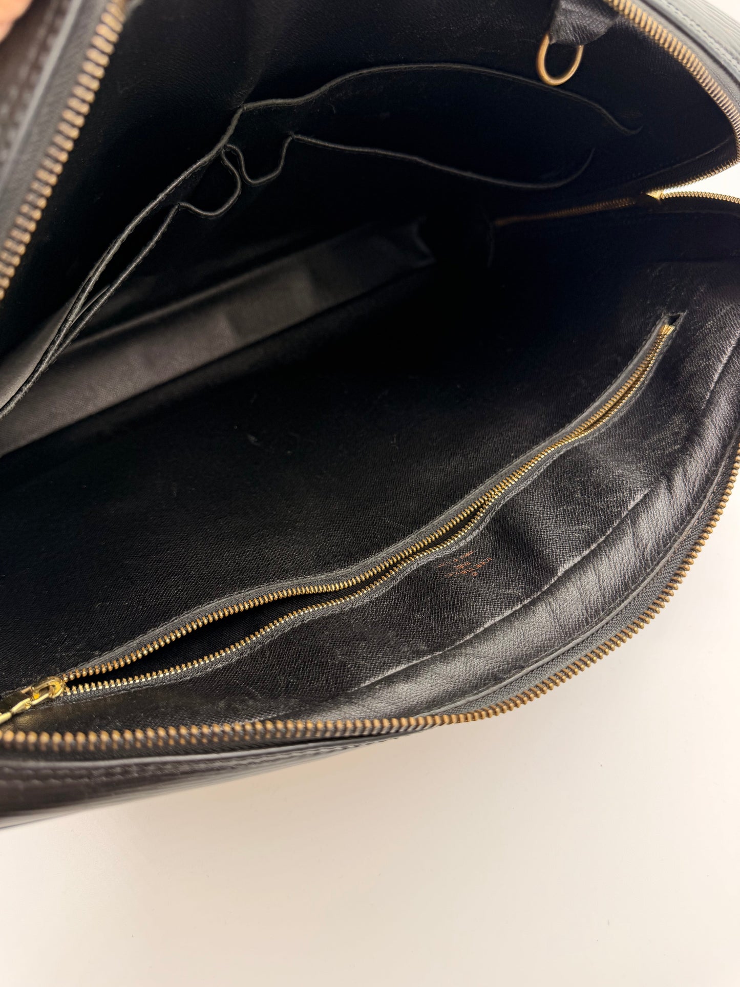 Louis Vuitton Riviera Epi – sort læder business bag – secondhand