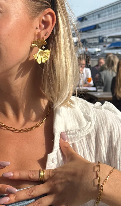 Andcopenhagen - Øreringe - 18 karat guldbelagt messing - Julia