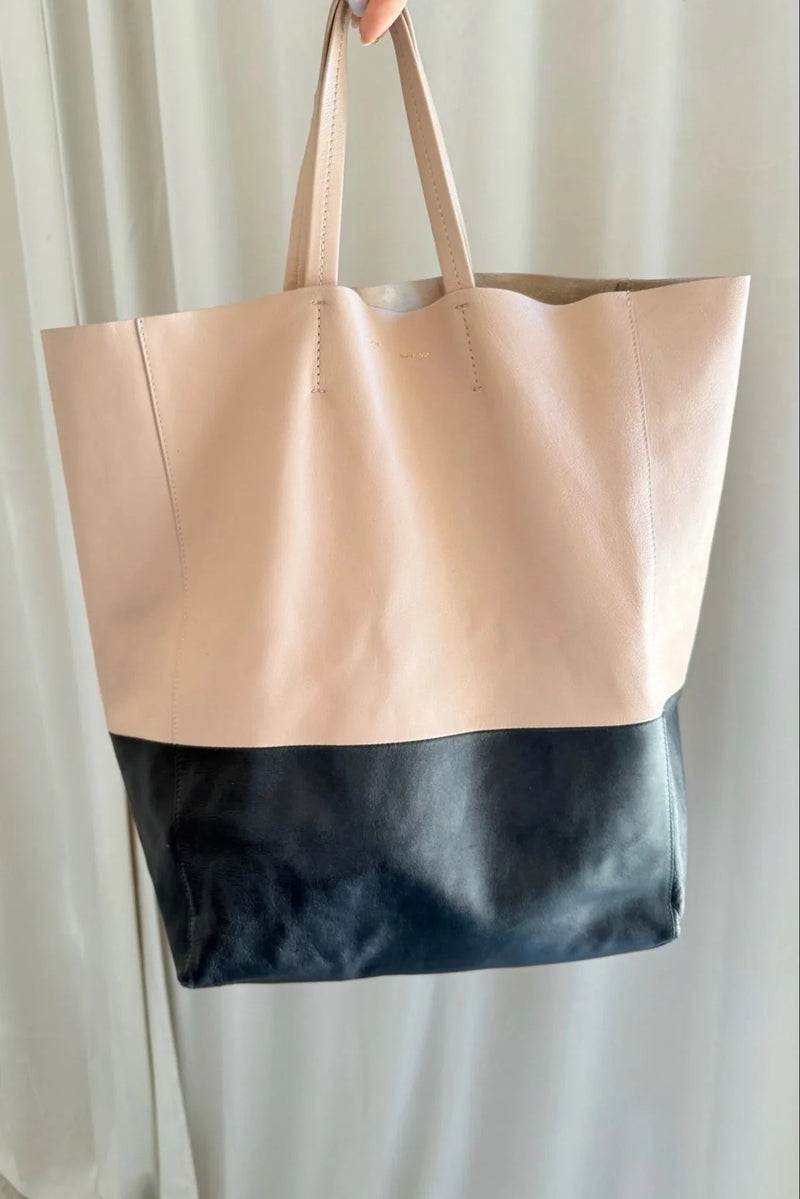 Celine - Cabas tote bag - Beige/Black - Secondhand