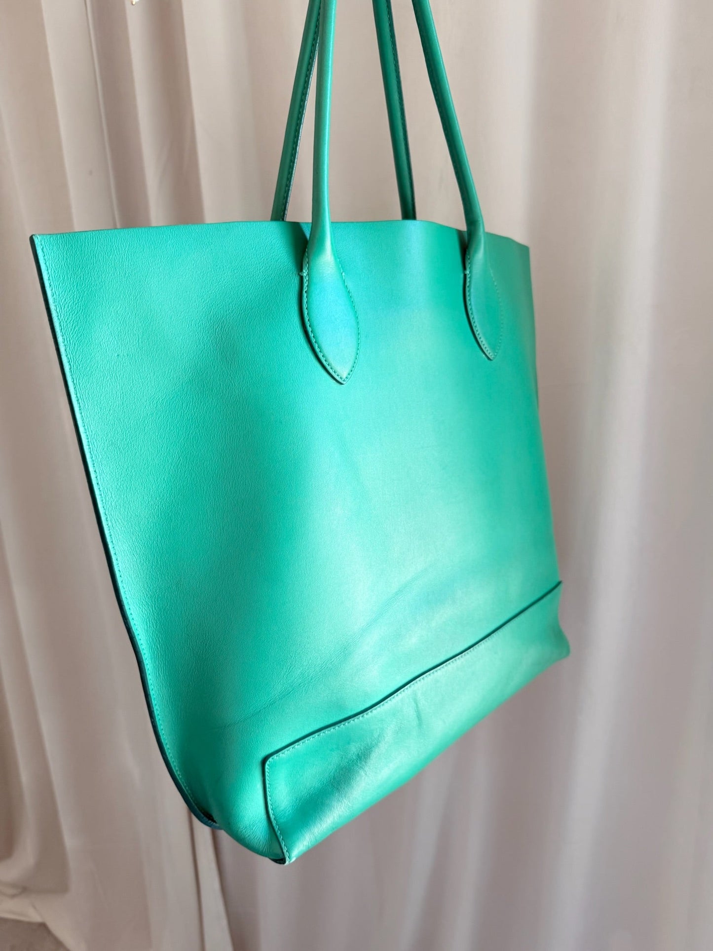 Mulberry - Nappa tote bag - Green - Secondhand