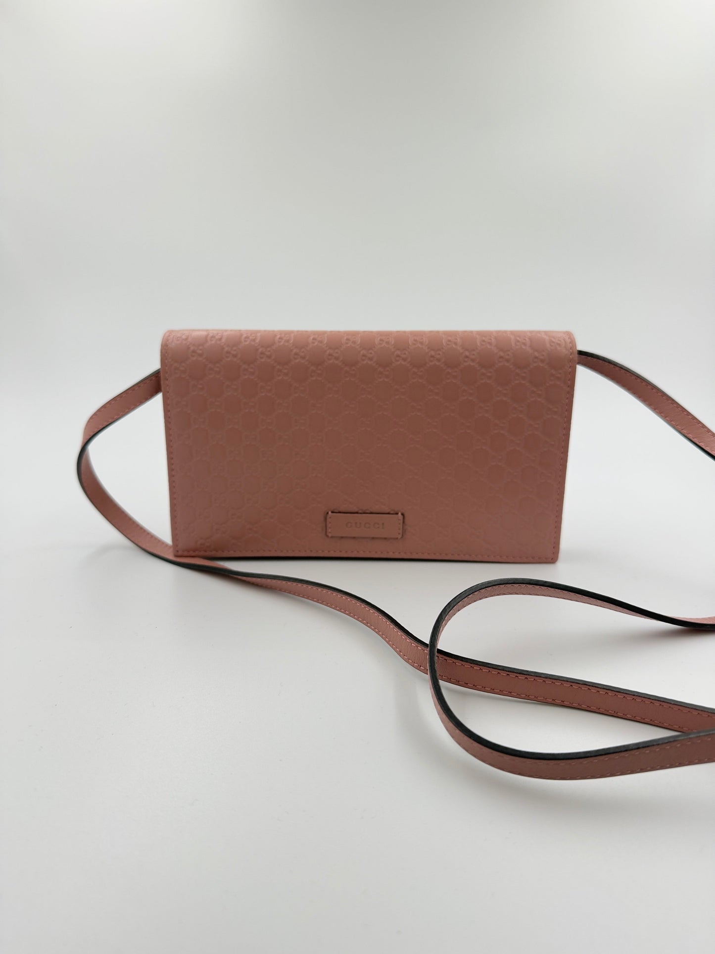 Gucci - GG Micro Guccissima Crossbody - Pink - Secondhand