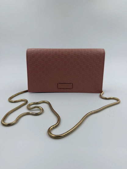 Gucci - GG Micro Guccissima Crossbody - Pink - Secondhand