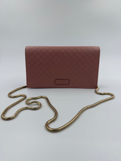 Gucci - GG Micro Guccissima Crossbody - Pink - Secondhand