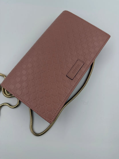 Gucci - GG Micro Guccissima Crossbody - Pink - Secondhand