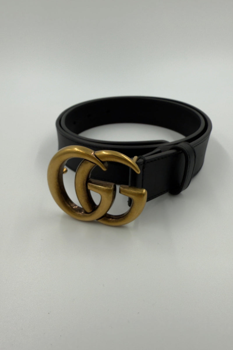 Gucci - GG Marmont læderbælte - Secondhand