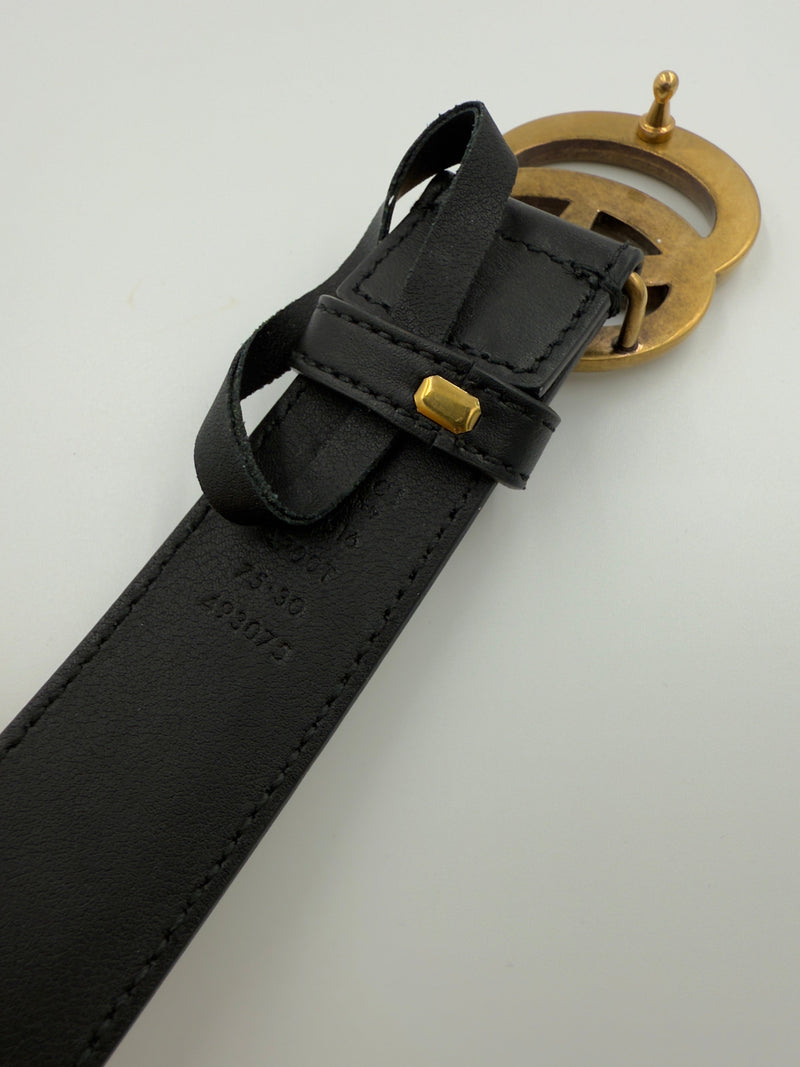 Gucci - GG Marmont læderbælte - Secondhand