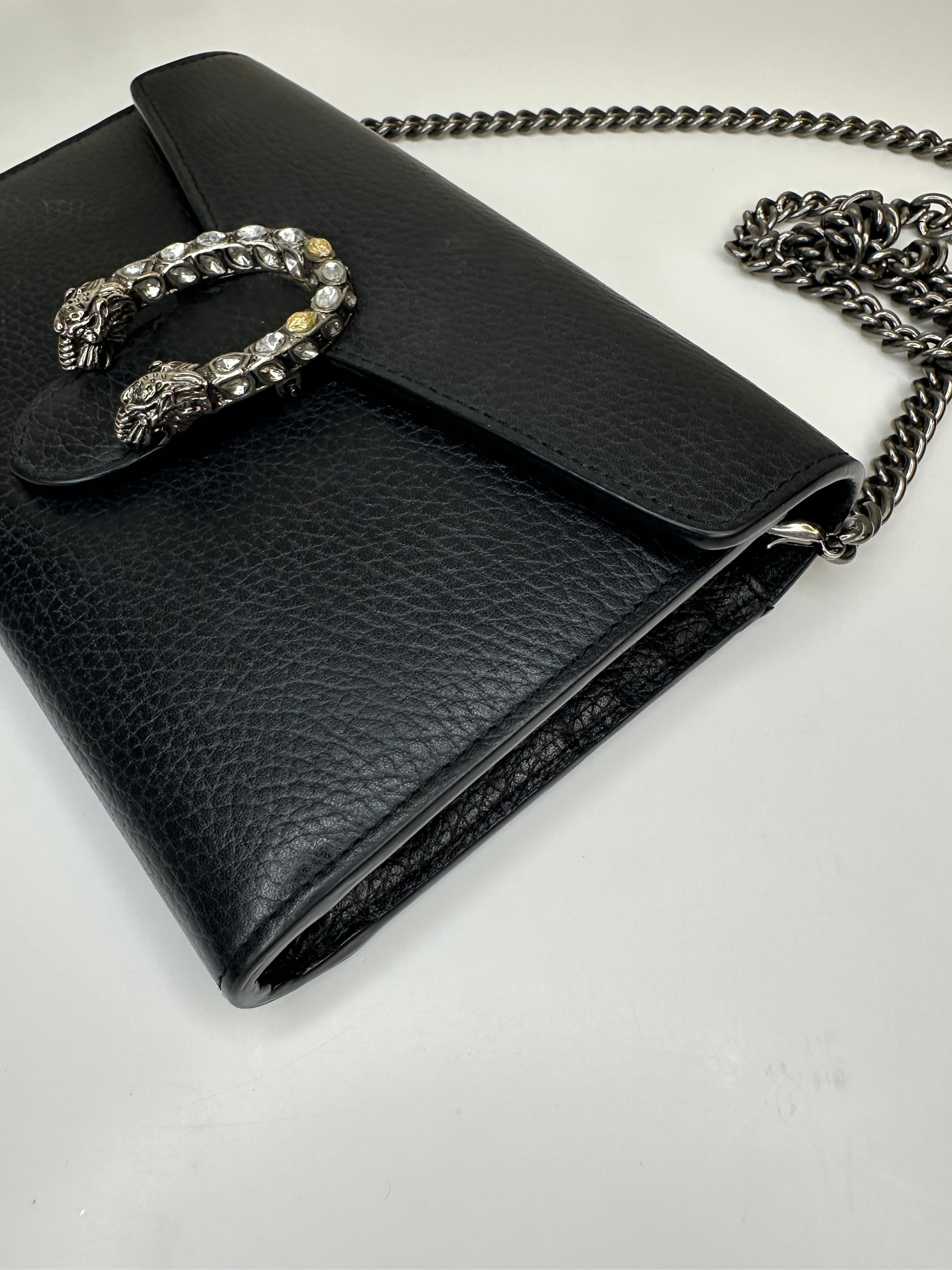 Gucci - Dionysus GG supreme chain wallet - Sort - Secondhand