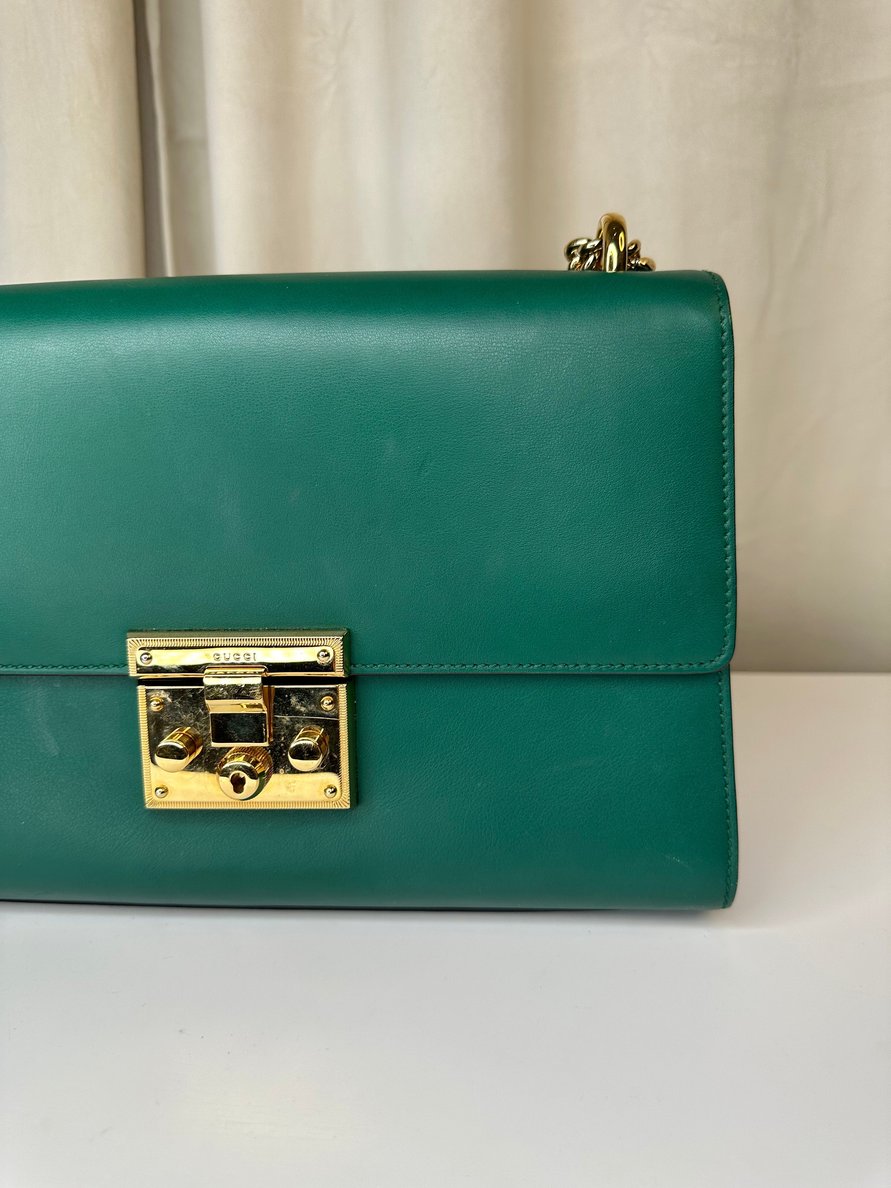 Gucci - Padlock Green leather - Secondhand