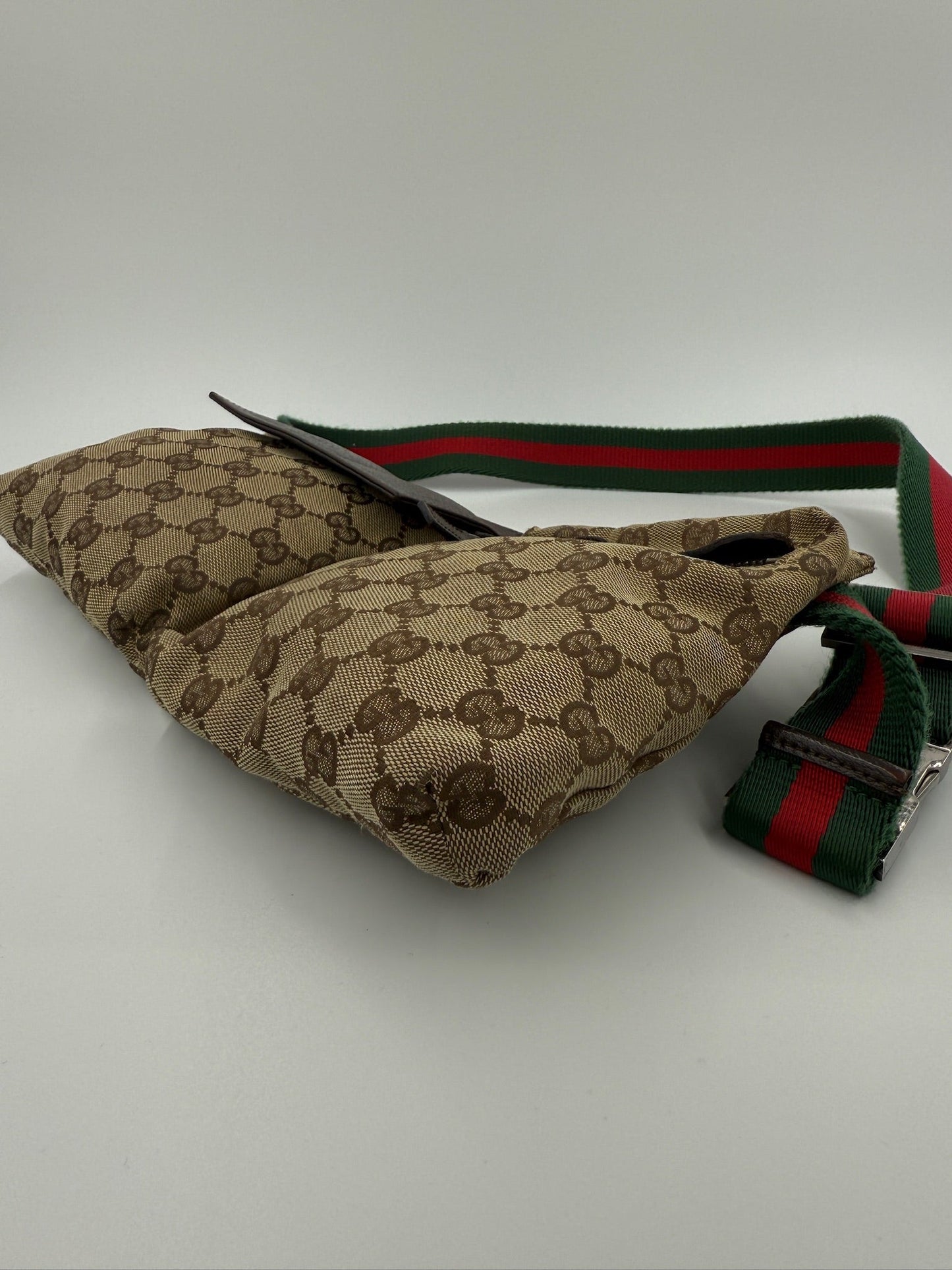 Gucci - GG Canvas - Web Sherry Line belt bag - Secondhand