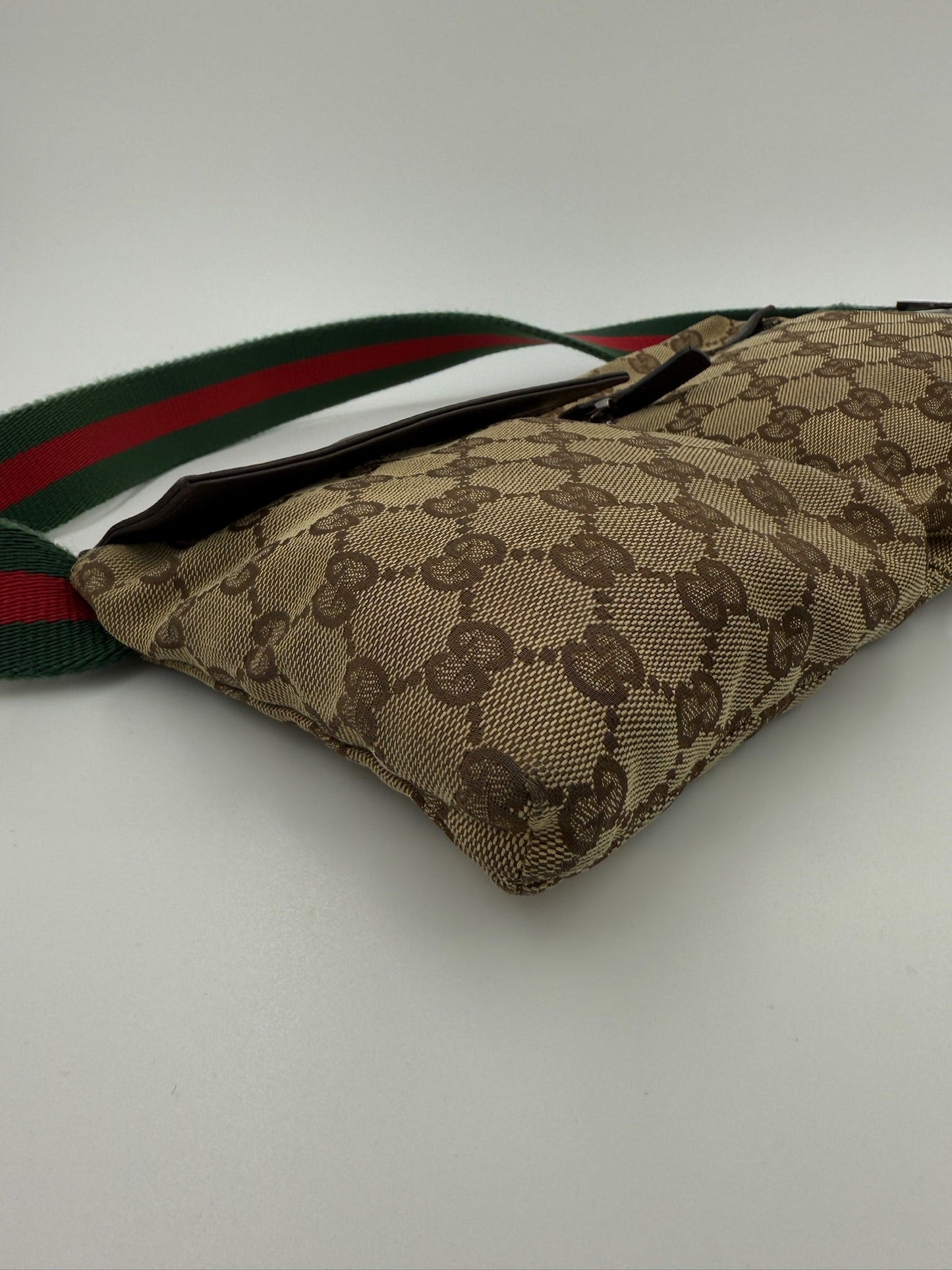Gucci - GG Canvas - Web Sherry Line belt bag - Secondhand
