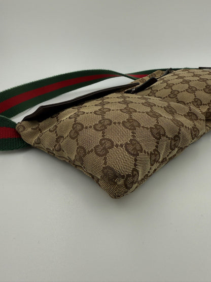 Gucci - GG Canvas - Web Sherry Line belt bag - Secondhand