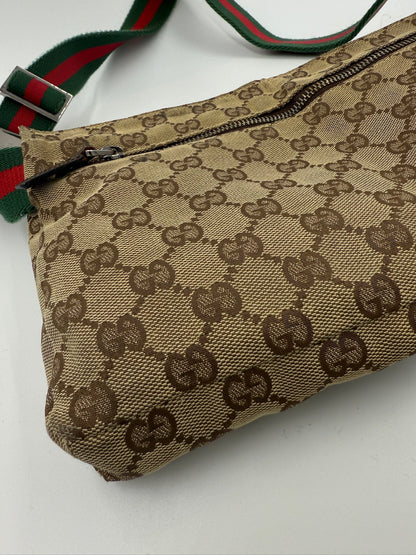 Gucci - GG Canvas - Web Sherry Line belt bag - Secondhand