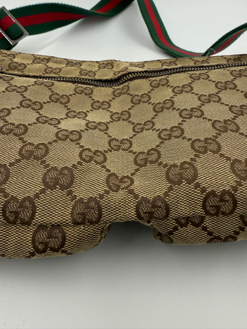 Gucci - GG Canvas - Web Sherry Line belt bag - Secondhand