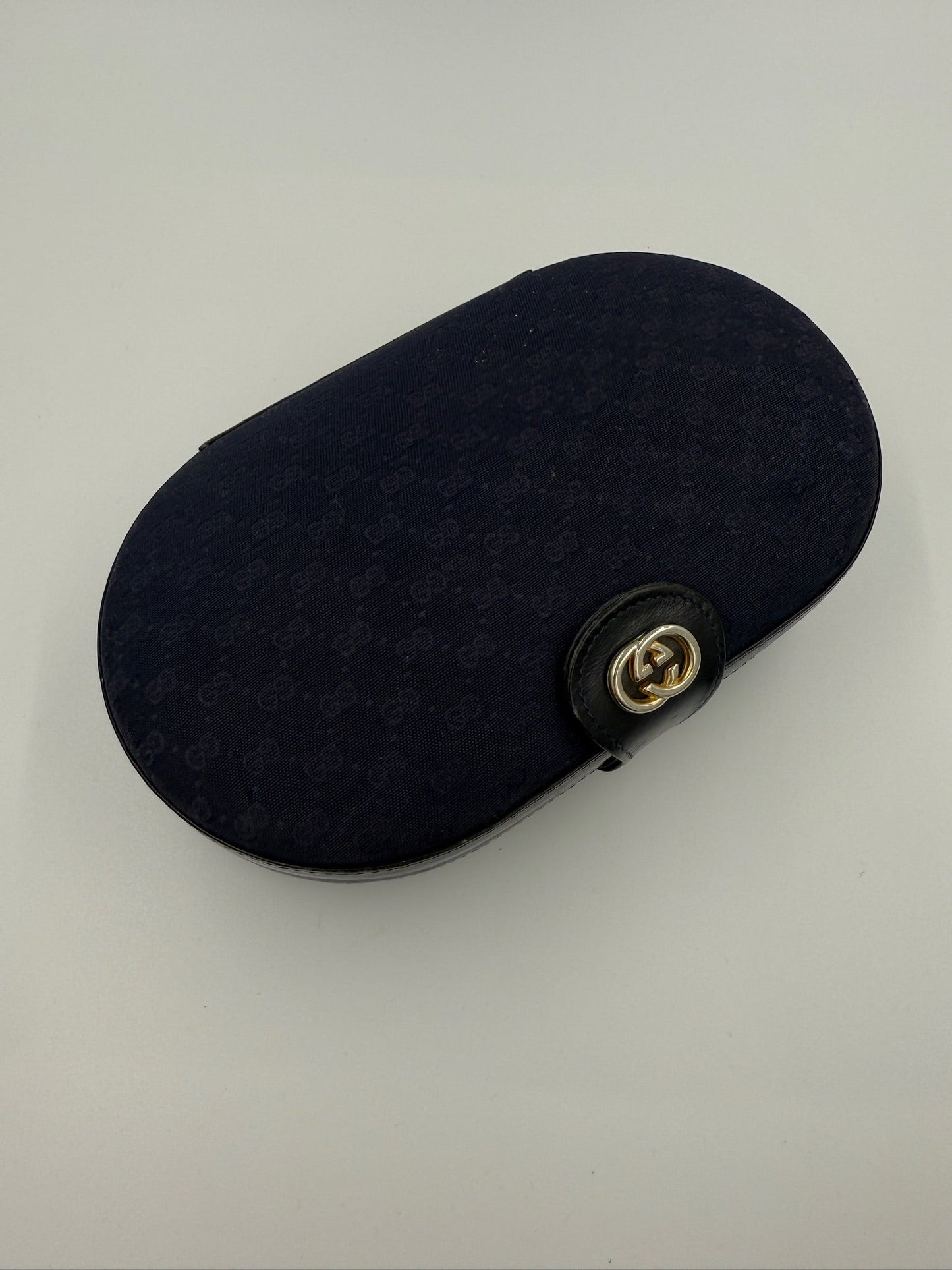 Gucci - Vintage Black/Blue monogram canvas - Clutch -  Secondhand