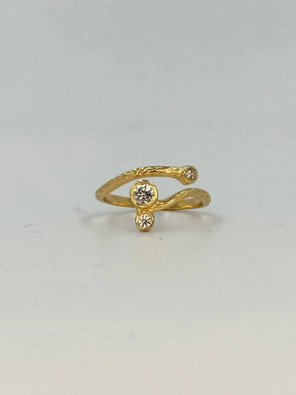 Andcopenhagen - Ring - beth - 18 karat guldbelagt - - Stilkompagniet.dk