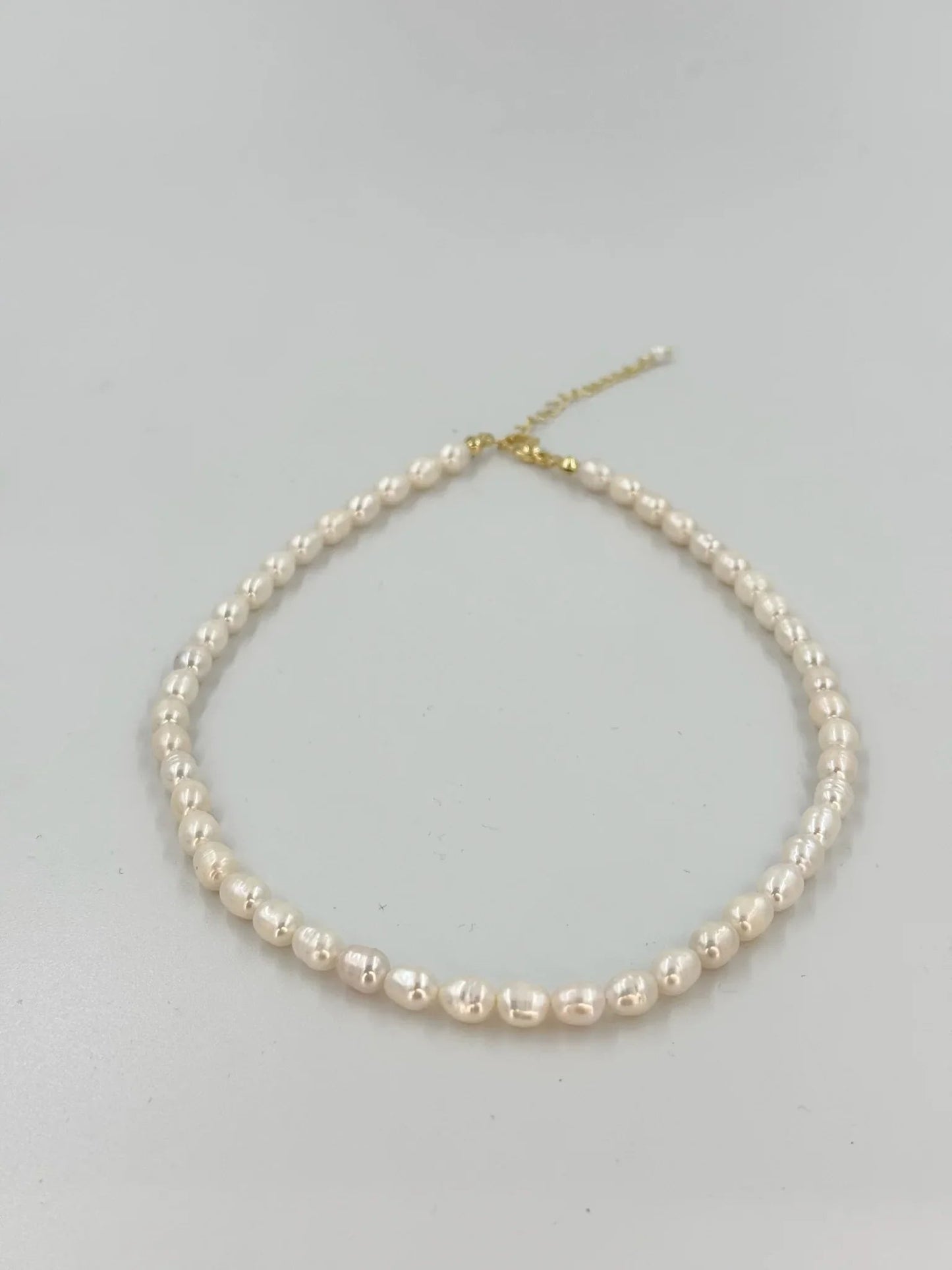 Andcopenhagen - Halskæde - 18 karat guldbelagt stainless steel - Mana Long perle - Stilkompagniet.dk