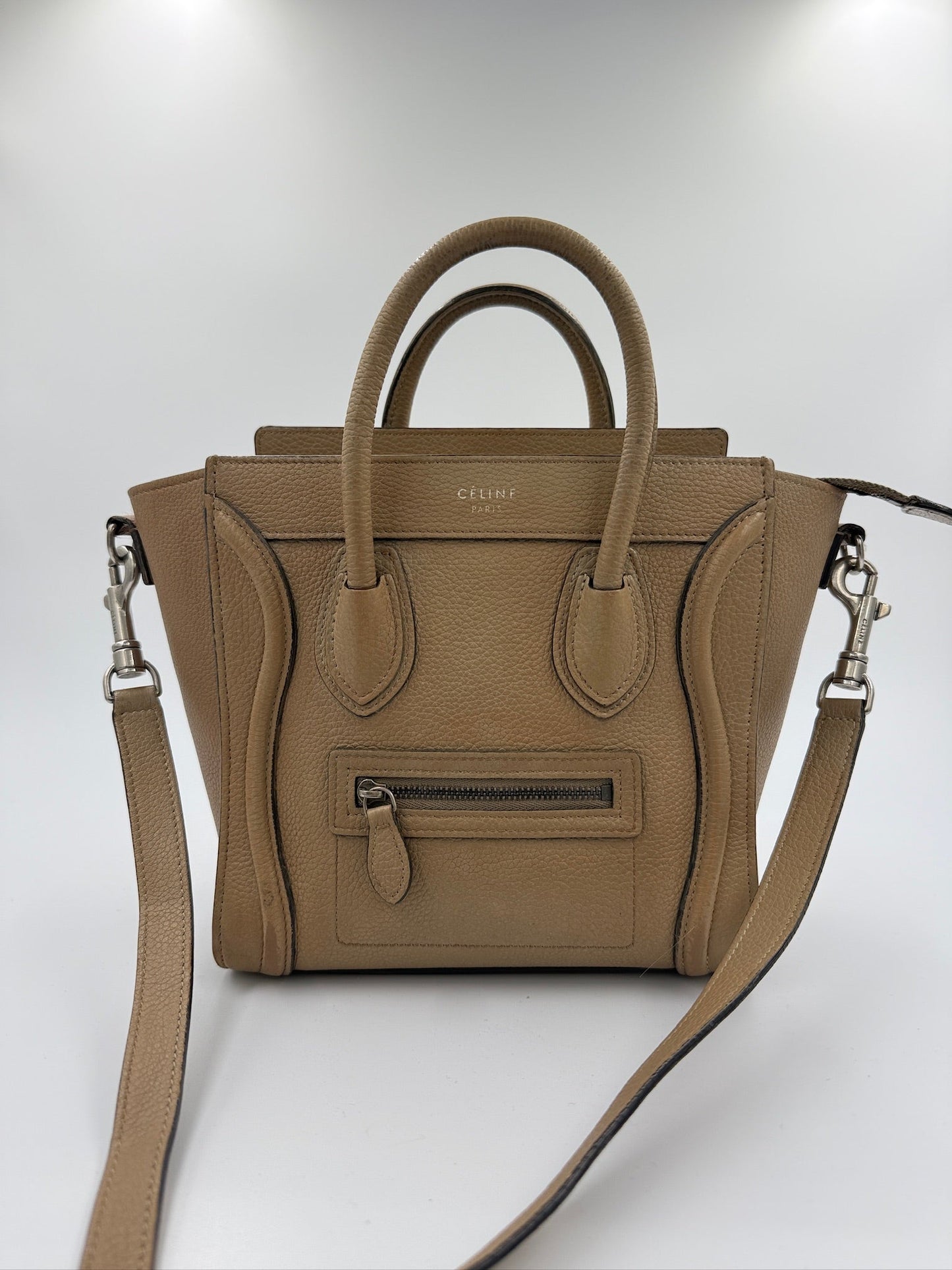Celine - Nano Luggage taske - Dune beige - Secondhand