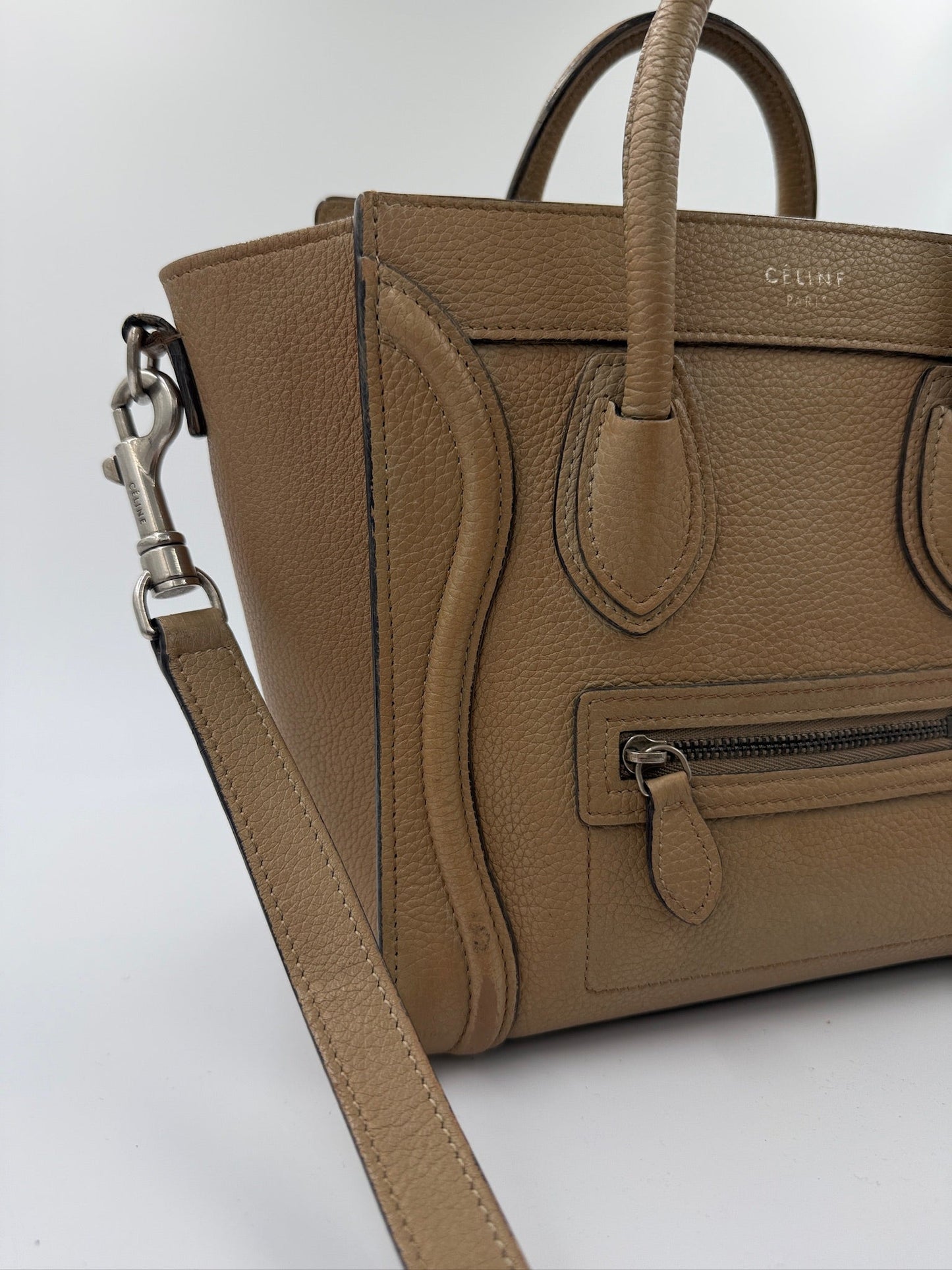 Celine - Nano Luggage taske - Dune beige - Secondhand