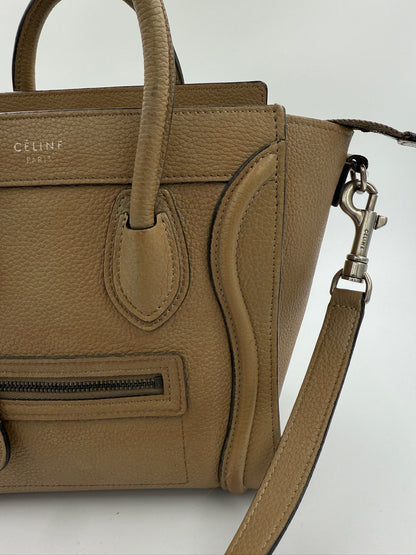 Celine - Nano Luggage taske - Dune beige - Secondhand