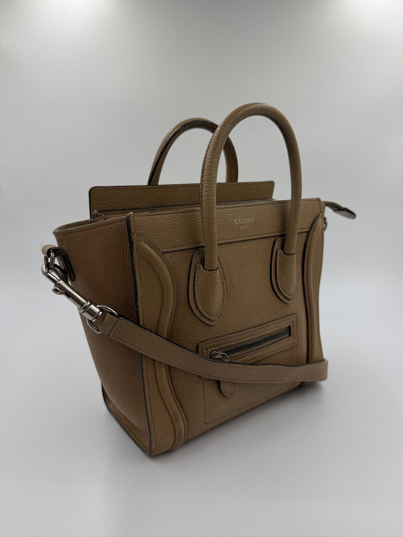 Celine - Nano Luggage taske - Dune beige - Secondhand