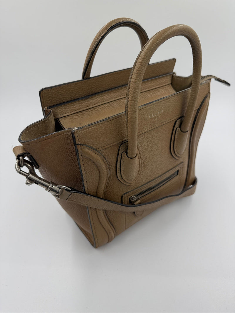Celine - Nano Luggage taske - Dune beige - Secondhand