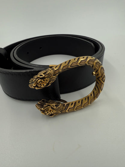 Gucci - GG Dionysus læderbælte - Secondhand