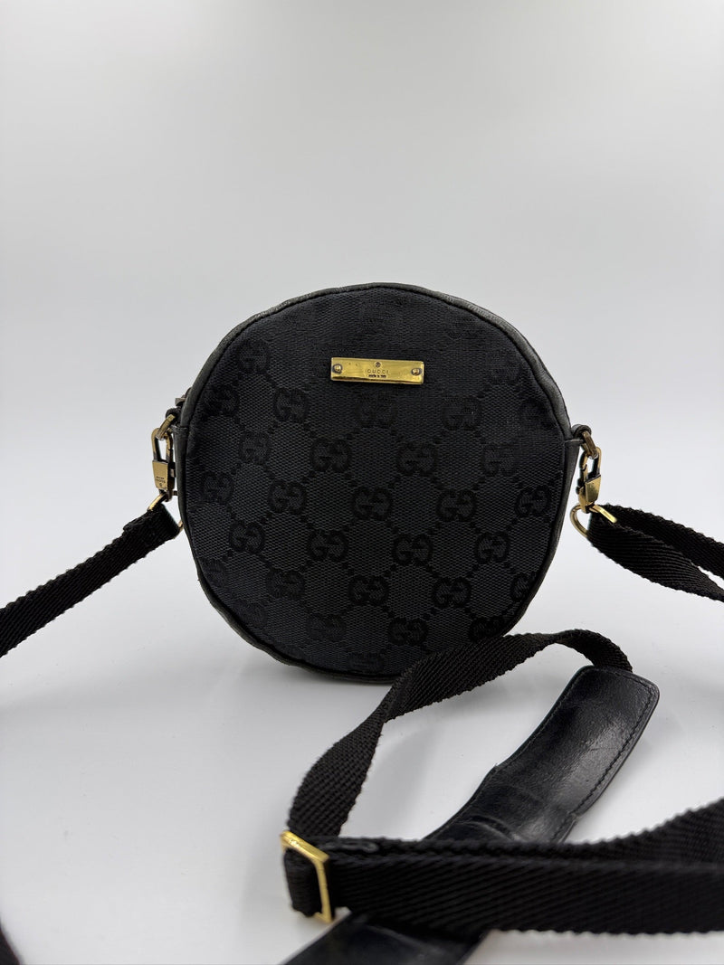 Gucci - GG Canvas Round Crossbody - Secondhand