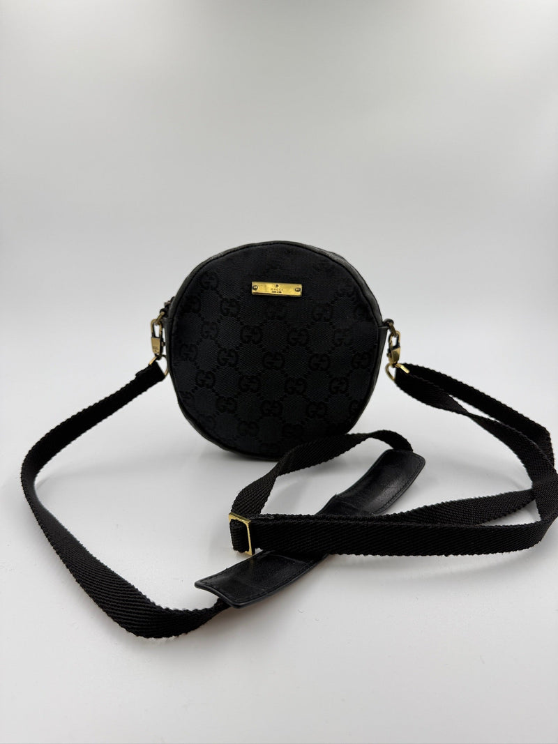 Gucci - GG Canvas Round Crossbody - Secondhand